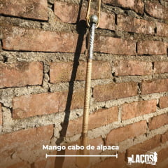 Mango Cabo de Alpaca todo Tramado